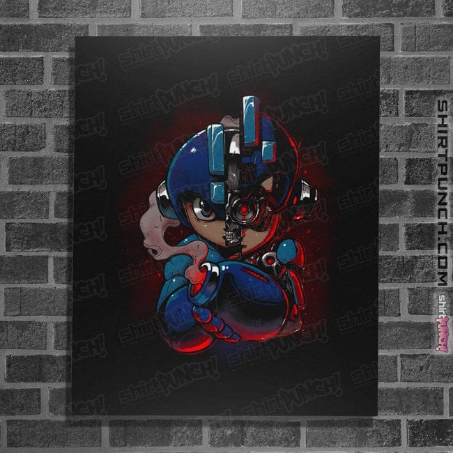 Secret_Shirts Posters / 4"x6" / Black Mega-Terminator