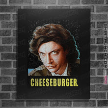 Load image into Gallery viewer, Shirts Posters / 4&quot;x6&quot; / Black Cheeseburger
