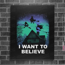 Load image into Gallery viewer, Shirts Posters / 4&quot;x6&quot; / Black Believe In Magic
