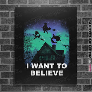 Shirts Posters / 4"x6" / Black Believe In Magic