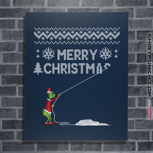 Load image into Gallery viewer, Shirts Posters / 4&quot;x6&quot; / Navy Stealing Christmas
