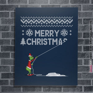Shirts Posters / 4"x6" / Navy Stealing Christmas