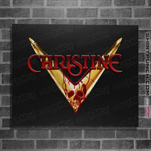 Load image into Gallery viewer, Shirts Posters / 4&quot;x6&quot; / Black Christine
