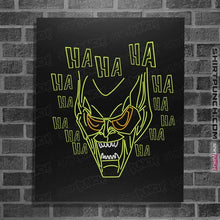 Load image into Gallery viewer, Shirts Posters / 4&quot;x6&quot; / Black Neon Green Goblin
