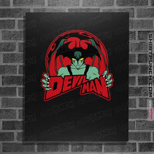 Load image into Gallery viewer, Shirts Posters / 4&quot;x6&quot; / Black Devilman Mascot
