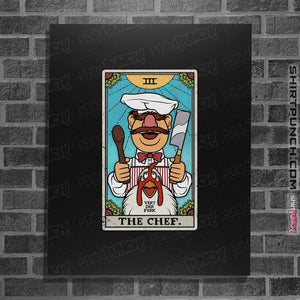Daily_Deal_Shirts Posters / 4"x6" / Black The Chef