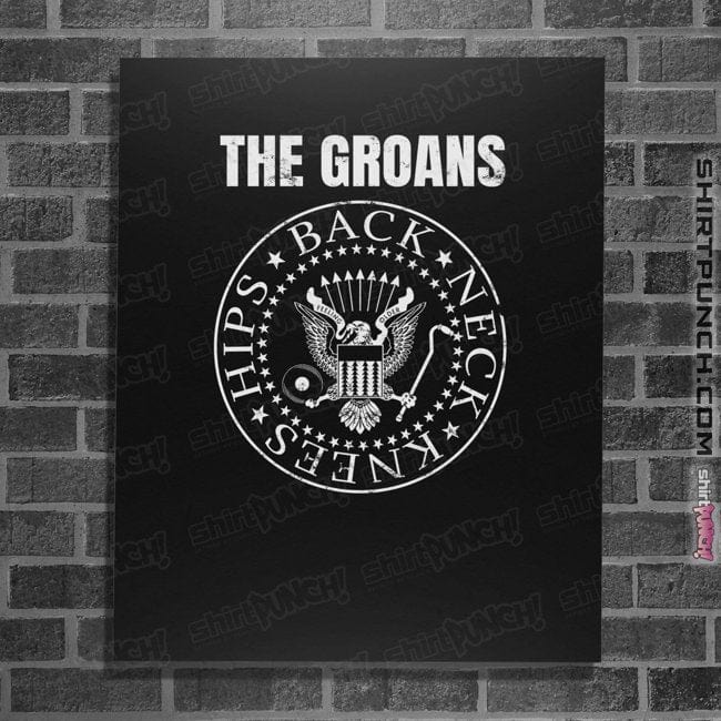 Secret_Shirts Posters / 4"x6" / Black The Groans