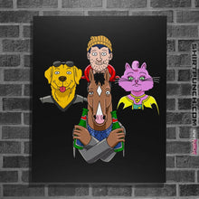 Load image into Gallery viewer, Shirts Posters / 4&quot;x6&quot; / Black Bojack Rhapsody
