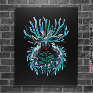 Shirts Posters / 4"x6" / Black The Forest Spirit