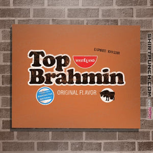Daily_Deal_Shirts Posters / 4"x6" / Orange Top Brahmin