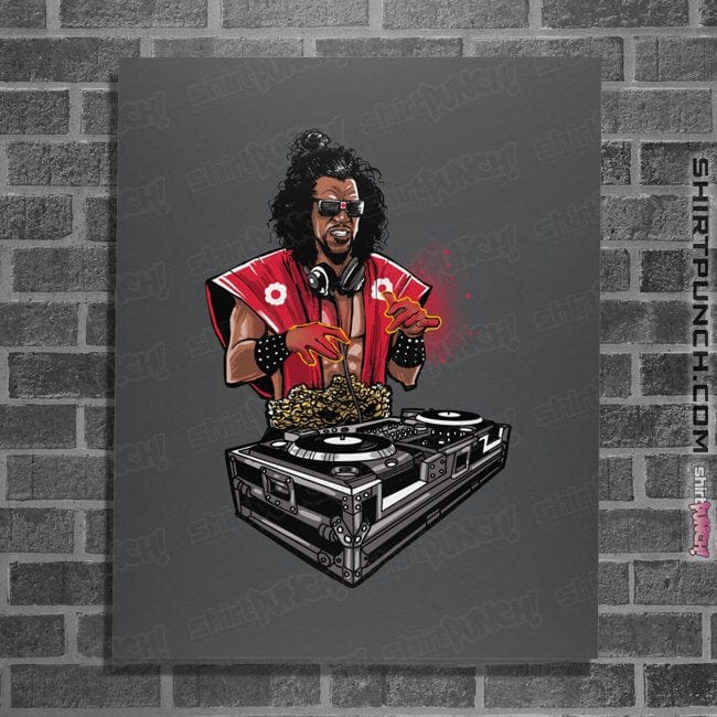 Secret_Shirts Posters / 4"x6" / Charcoal DJ Sho Nuff