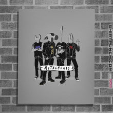 Load image into Gallery viewer, Shirts Posters / 4&quot;x6&quot; / Sports Grey Metalheads
