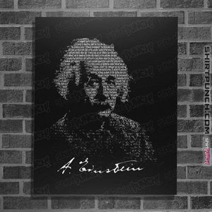Shirts Posters / 4"x6" / Black Einstein