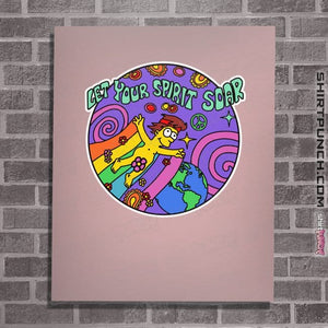 Shirts Posters / 4"x6" / Pink Homer Hippy
