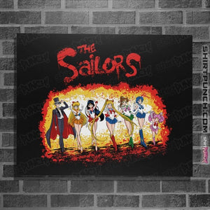 Daily_Deal_Shirts Posters / 4"x6" / Black The Sailors