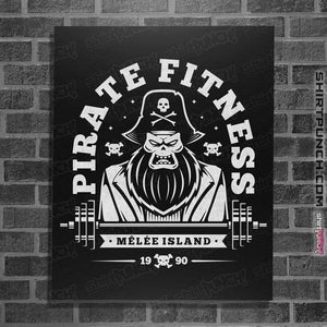 Shirts Posters / 4"x6" / Black Pirate Fitness