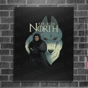 Shirts Posters / 4"x6" / Black King In The North