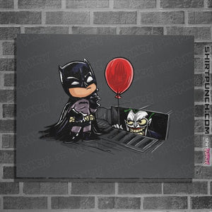 Secret_Shirts Posters / 4"x6" / Charcoal Batman IT