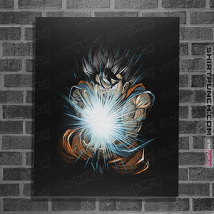 Shirts Posters / 4"x6" / Black Great Wave of Power