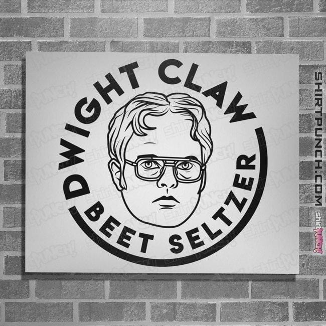 Shirts Posters / 4"x6" / White Dwight Claw