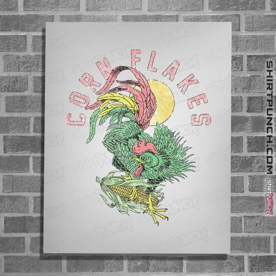 Shirts Posters / 4"x6" / White Corn Flakes