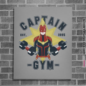 Shirts Posters / 4"x6" / Sports Grey Captain Gym