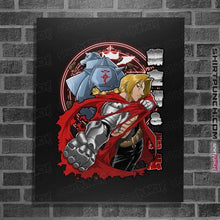 Load image into Gallery viewer, Secret_Shirts Posters / 4&quot;x6&quot; / Black Fullmetal Brotherhood
