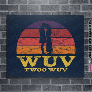 Daily_Deal_Shirts Posters / 4"x6" / Navy Twoo Wuv