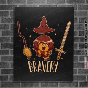 Shirts Posters / 4"x6" / Black Bravery