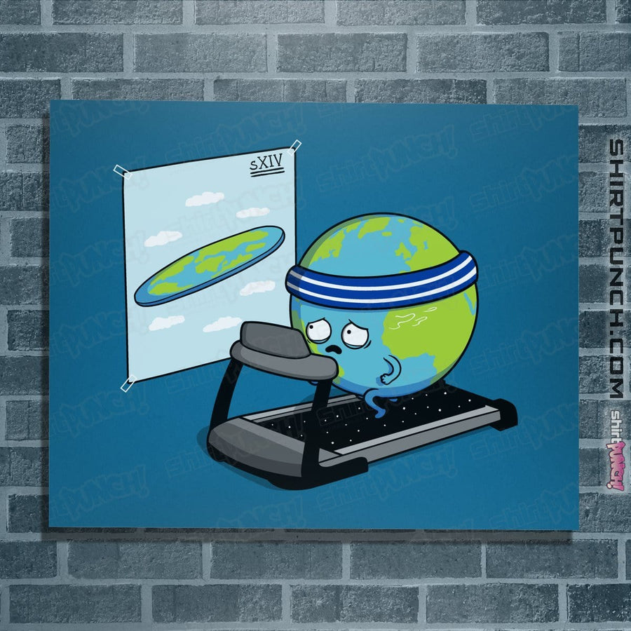 Shirts Posters / 4"x6" / Sapphire Round Earth