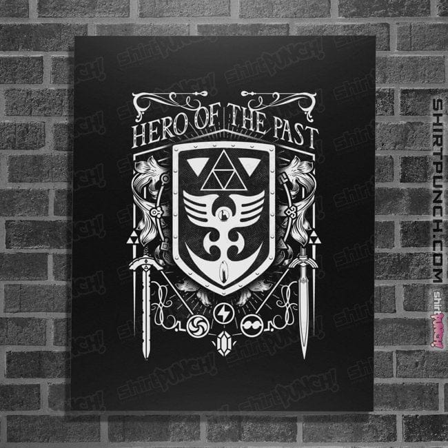 Shirts Posters / 4"x6" / Black Hero Of The Past Banner