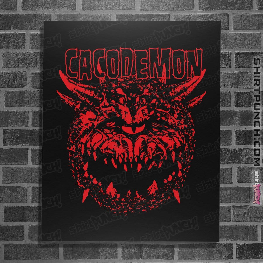 Shirts Posters / 4"x6" / Black Cacodemon