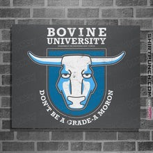 Load image into Gallery viewer, Daily_Deal_Shirts Posters / 4&quot;x6&quot; / Charcoal Bovine University
