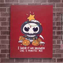 Load image into Gallery viewer, Secret_Shirts Posters / 4&quot;x6&quot; / Red Christmas Reaper
