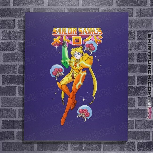 Secret_Shirts Posters / 4"x6" / Violet Sailor Samus
