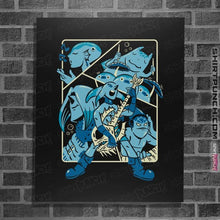 Load image into Gallery viewer, Daily_Deal_Shirts Posters / 4&quot;x6&quot; / Black Underwater Jam
