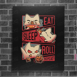 Daily_Deal_Shirts Posters / 4"x6" / Black Roleplayer Routine