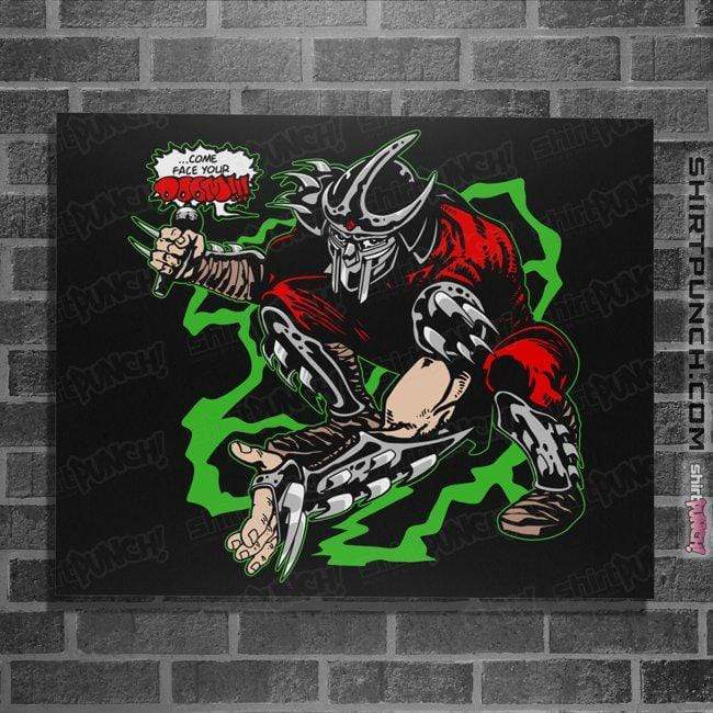Shirts Posters / 4"x6" / Black Shredoom