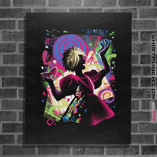 Daily_Deal_Shirts Posters / 4"x6" / Black B-Doll Weird