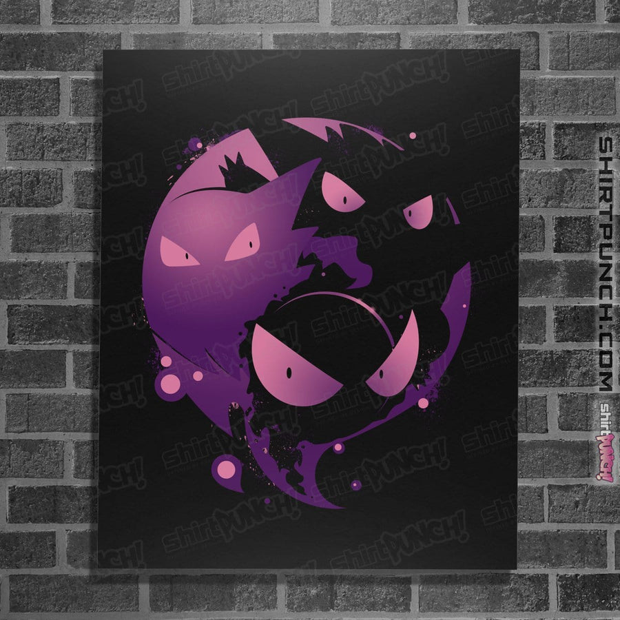 Shirts Posters / 4"x6" / Black The Ghost Types
