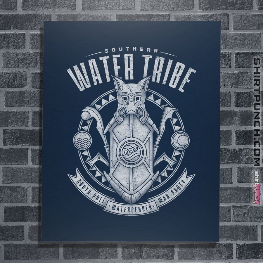 Shirts Posters / 4"x6" / Navy Water is Benevolent