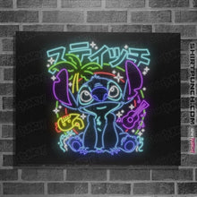 Load image into Gallery viewer, Daily_Deal_Shirts Posters / 4&quot;x6&quot; / Black Stitch Neon
