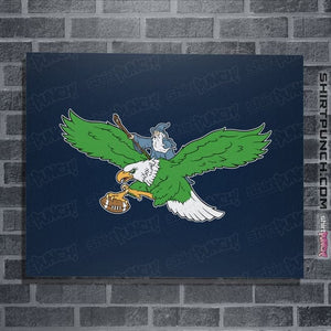 Daily_Deal_Shirts Posters / 4"x6" / Navy Philly Fantasy