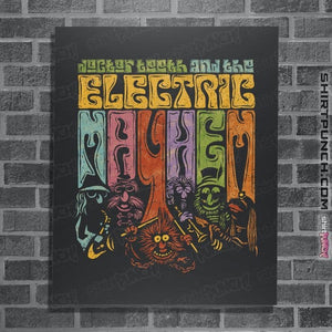 Daily_Deal_Shirts Posters / 4"x6" / Dark Heather The Electric Mayhem