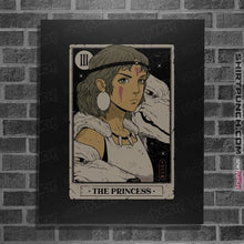 Load image into Gallery viewer, Daily_Deal_Shirts Posters / 4&quot;x6&quot; / Black The Princess Vintage Tarot
