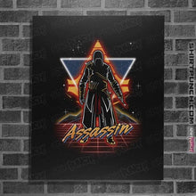 Load image into Gallery viewer, Shirts Posters / 4&quot;x6&quot; / Black Retro Assassin
