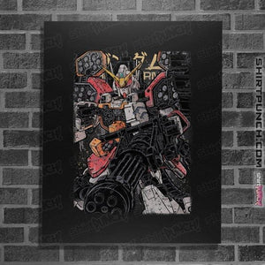 Daily_Deal_Shirts Posters / 4"x6" / Black Gundam Heavyarms