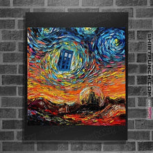 Load image into Gallery viewer, Shirts Posters / 4&quot;x6&quot; / Black Van Gogh Never Saw Gallifrey
