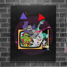 Load image into Gallery viewer, Daily_Deal_Shirts Posters / 4&quot;x6&quot; / Black Toon Takeover
