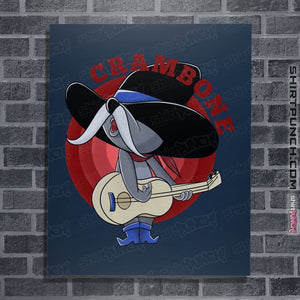 Shirts Posters / 4"x6" / Navy Crambone